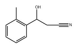 Benzenepropanenitrile, β-hydroxy-2-methyl- Structural