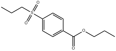 Propyl 4-(propylsulfonyl)benzoate Structural