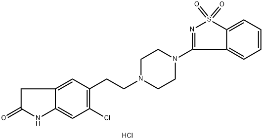 Ziprasidone Sulfone HydrochlorideDiscontinued Structural