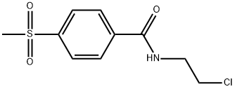 N-(2-Chloroethyl)-4-(methylsulfonyl)benzamide Structural