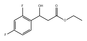 Ethyl 3-(2,4-difluorophenyl)-3-hydroxypropanoate Structural