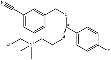 N-Chloromethyl (S)-Citalopram Structural