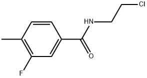 N-(2-Chloroethyl)-3-fluoro-4-methylbenzamide Structural