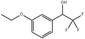 Benzenemethanol, 3-ethoxy-α-(trifluoromethyl)- Structural