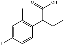 Benzeneacetic acid, α-ethyl-4-fluoro-2-methyl- Structural