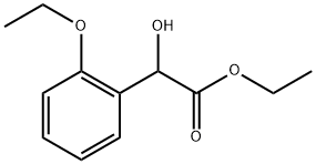 Benzeneacetic acid, 2-ethoxy-α-hydroxy-, ethyl ester Structural