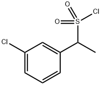 Benzenemethanesulfonyl chloride, 3-chloro-α-methyl- Structural