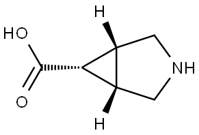 rac-(1R,5S,6s)-3-azabicyclo[3.1.0]hexane-6-carboxylic acid hydrochloride Structural