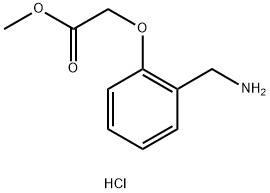methyl 2-[2-(aminomethyl)phenoxy]acetate hydrochloride Structural
