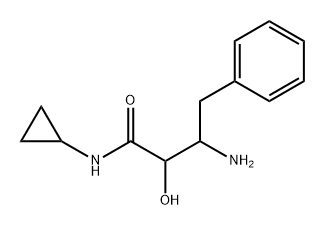 Benzenebutanamide, β-amino-N-cyclopropyl-α-hydroxy- Structural