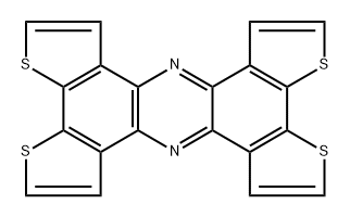 tetrathieno[3,2-a:2',3'-c:3'',2''-h:2''',3'''-j]phenazine Structural