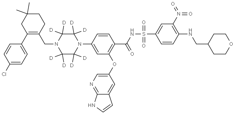 Venetoclax D8 Structural