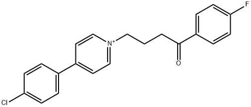 N-(4'-fluorobutyrophenone)-4-(4-chlorophenyl)pyridinium Structural