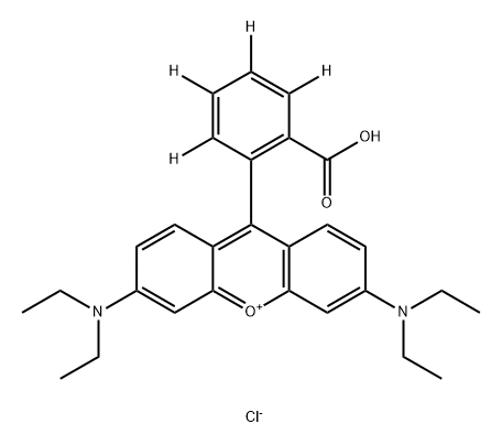D4-Rhodamine B Structural