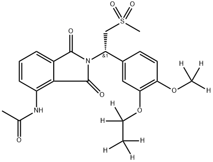 Apremilast-d8 Structural