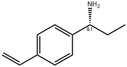 Benzenemethanamine, 4-ethenyl-α-ethyl-, (αR)- Structural