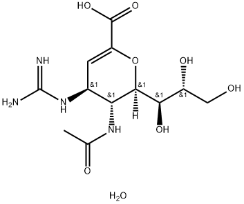 ZANAMIVIR HYDRATE Structural