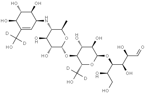 Acarbose-d4 Structural