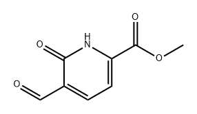 methyl 5-formyl-6-hydroxypyridine-2-carboxylate Structural