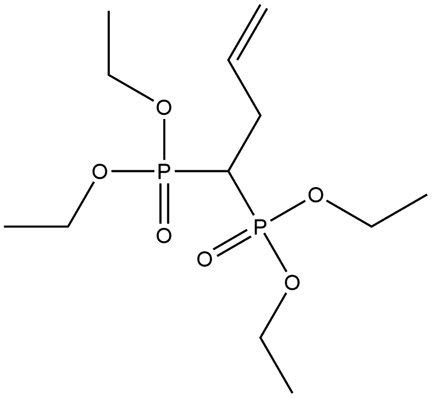tetraethyl but-3-enylidene-1,1-bisphosphonate Structural