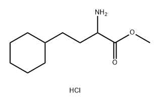 Methyl 2-amino-4-cyclohexylbutanoate HCl Structural
