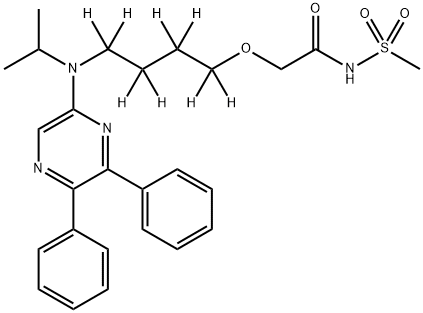 N-(methylsulfonyl)-2-(1,1,2,2,3,3,4,4-d8-4-((5,6-diphenylpyrazin-2-yl)(isopropyl)amino)butoxy)acetamide