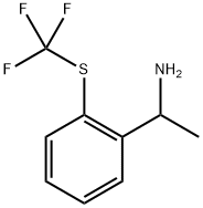 Benzenemethanamine, α-methyl-2-[(trifluoromethyl)thio]- Structural