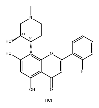 Alvocidib (Flavopiridol) Fluoro Analogue Structural