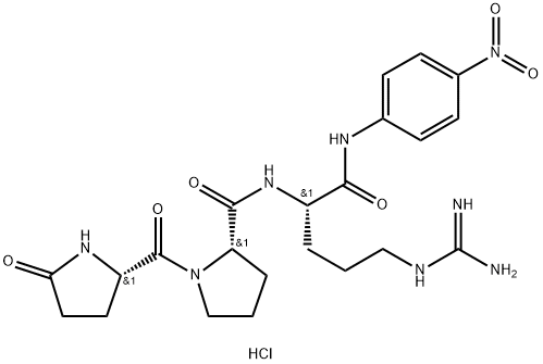 Pyr-Pro-Arg-pNA hydrochloride Structural
