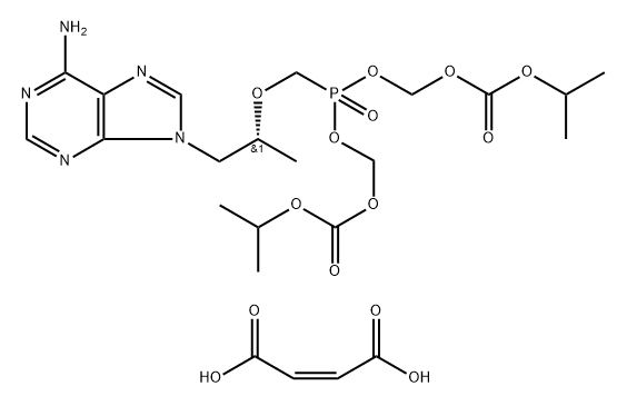 Tenofovir Disoproxil Maleate Structural