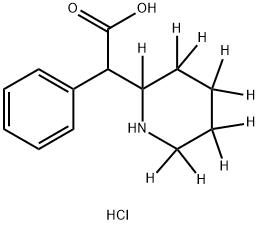 Ritalinic-d9 Acid HCl (piperidine-d9) (mixture of stereoisomers) 	 Structural