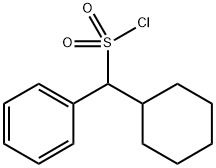 Benzenemethanesulfonyl chloride, α-cyclohexyl- Structural