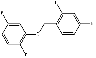 Benzene, 4-bromo-1-[(2,5-difluorophenoxy)methyl]-2-fluoro- Structural