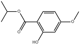 isopropyl 2-hydroxy-4-methoxybenzoate Structural