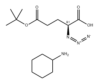 L-azidoglutaMic acid Mono-tert-butyl ester CHA salt