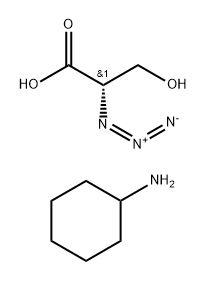 L-azidoserine CHA salt Structural