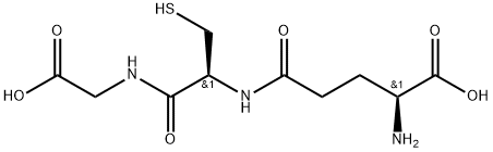 Glycine,N-(N-L-γ-glutamyl-D-cysteinyl)- Structural