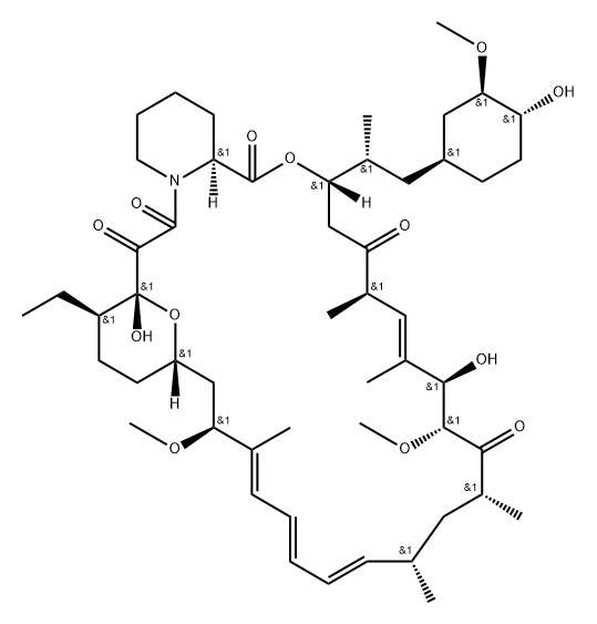 Rapamycin, 12-demethyl-12-ethyl- Structural