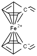 Ferrocene, 1,1'-diethenyl- Structural
