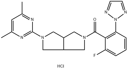 Seltorexant hydrochloride Structural
