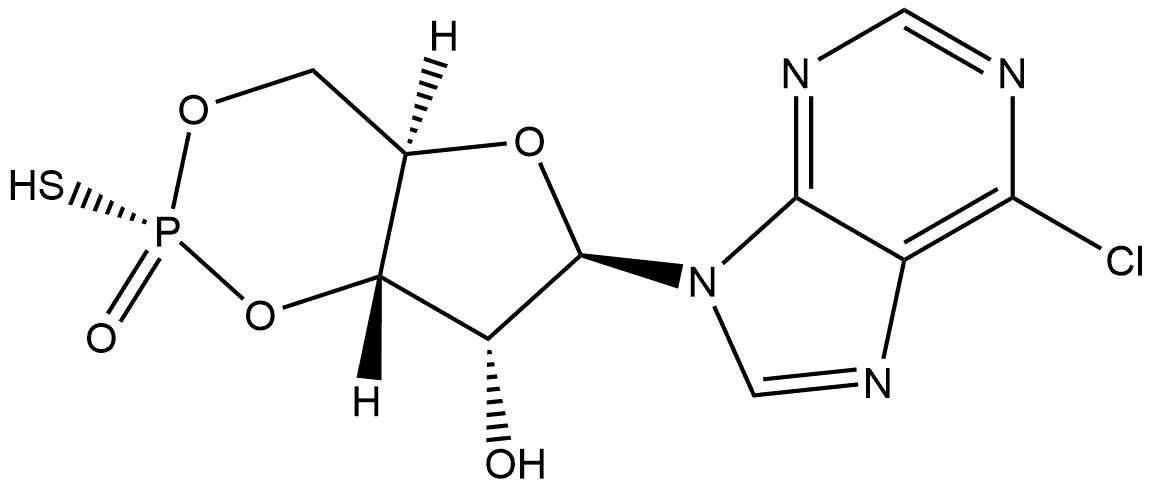 Rp-6-Cl-cPuMPS Structural