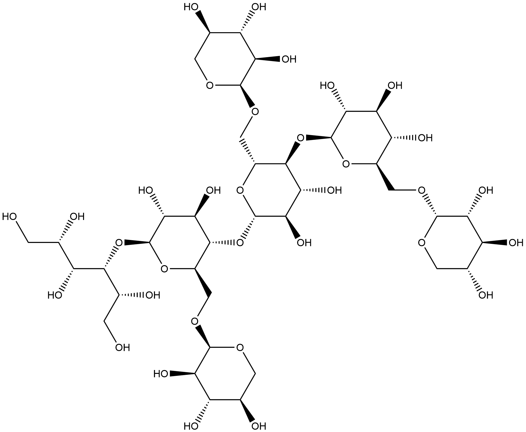 Heptasaccharide Reduced Structural