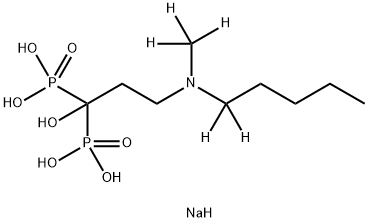 Ibandronate D5 sodium salt Structural
