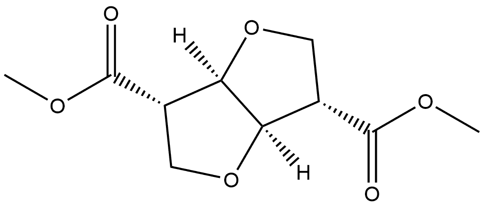 L-Iditol, 1,4:3,6-dianhydro-2,5-dideoxy-2,5-bis(methoxycarbonyl)- Structural