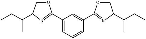 Oxazole, 2,2'-(1,3-phenylene)bis[4,5-dihydro-4-[(1S)-1-methylpropyl]-, (4S,4'S)- (9CI) Structural