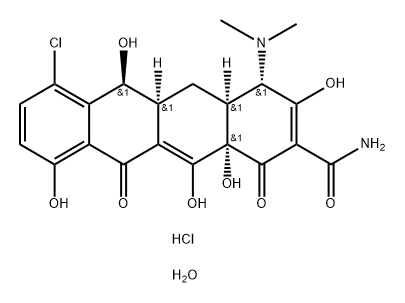 DemeclocyclinHydrochlorideHydrate Structural