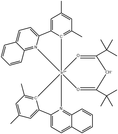 Ir(mphq)2(tmd) Structural