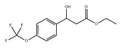 Ethyl 3-hydroxy-3-(4-(trifluoromethoxy)phenyl)propanoate Structural