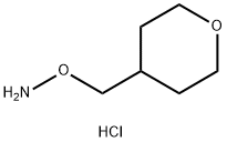 Hydroxylamine, O-[(tetrahydro-2H-pyran-4-yl)methyl]-, hydrochloride (1:1) Structural