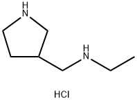 N-(Pyrrolidin-3-ylmethyl)ethanamine 2HCl Structural